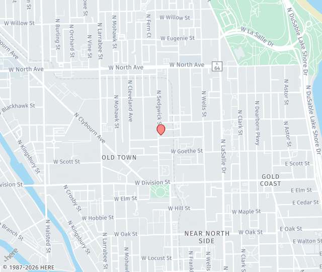 Location Map: 152 W. Huron Street, Suite 100 Chicago, Illinois 60654