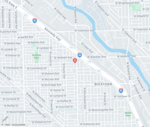 Location Map: 2138 N. Damen Avenue, Suite 1 Chicago, Illinois 60647